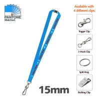 15mm Flat Polyester Lanyard