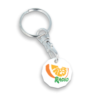 £1 TROLLEY COIN KEYRING