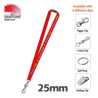 25mm Flat Polyester Lanyard