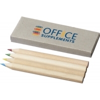 4 piece coloured pencil set