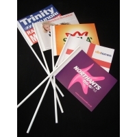 Custom Paper Hand Waving Flags