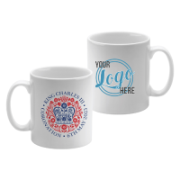 Kings Coronation Printed Cambridge White Mug