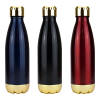 MIAMI VACUUM FLASK GOLD TRIM 