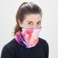 Polyester Multiscarf with inside mask pocket