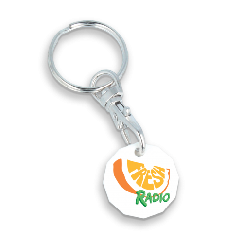 £1 TROLLEY COIN KEYRING