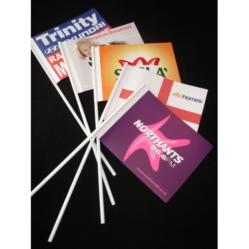 Custom Paper Hand Waving Flags