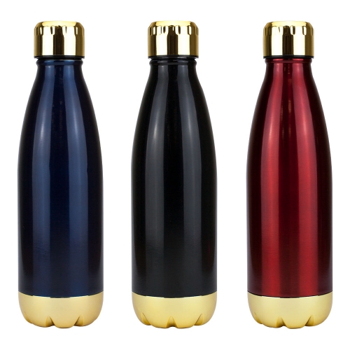 MIAMI VACUUM FLASK GOLD TRIM 